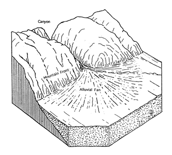 alluvial plain diagram