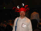 Myles with crab hat.JPG (384886 bytes)