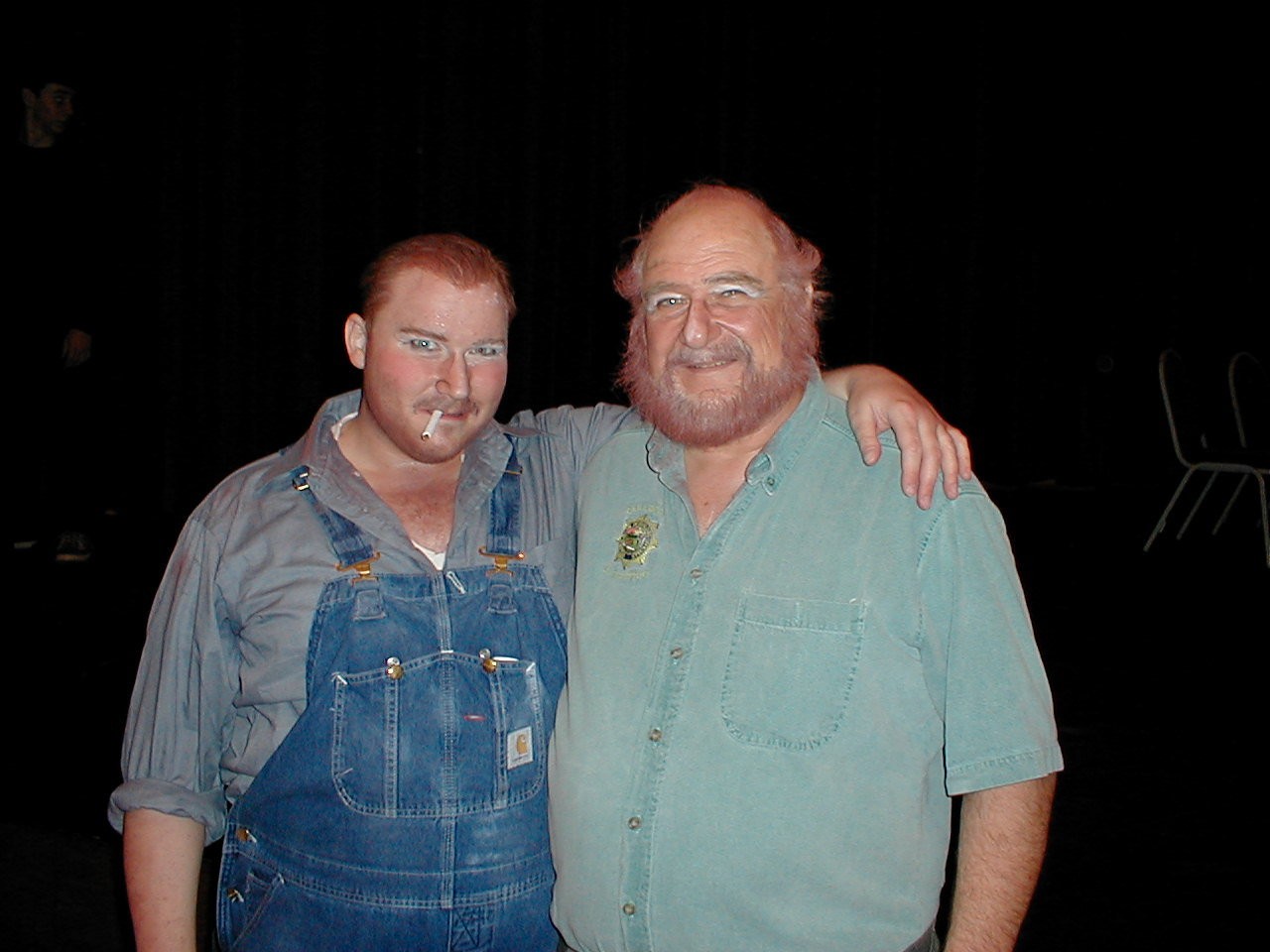 Warren and Robert, backstage